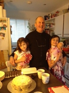 Photo:Grandad and his girls