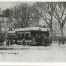 Photo:231 - Trams in Victoria Gardens, c1925