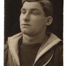 Photo:Albert Baden Victor Burtenshaw, 8/9/1900, taken in navy uniform 1918