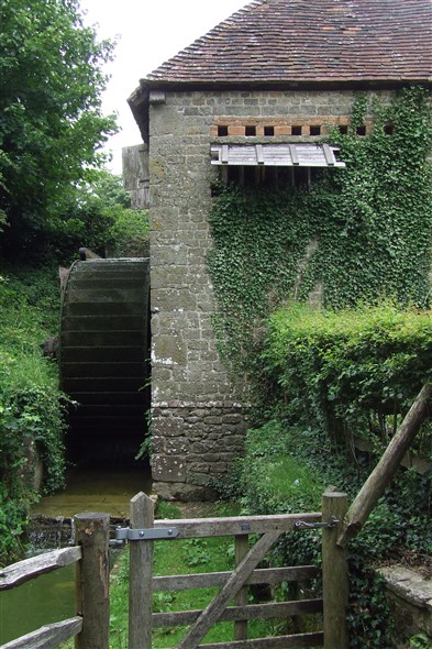 Photo:Watermill from Lugashall, Sussex. A fully working mill from which flour can be purchased.