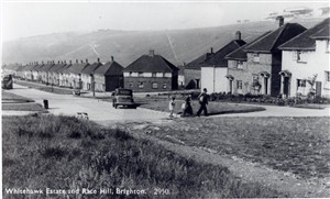 Photo:Whitehawk Estate and Race Hill (top of Whitehawk Way)