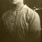 Photo:Flora Woodcock (nee Watson) aged 27, engagement photo. Flora was born 28.02.1888 and died 22.07.1963, aged 75, in Seaforth, Liverpool, Lancs.